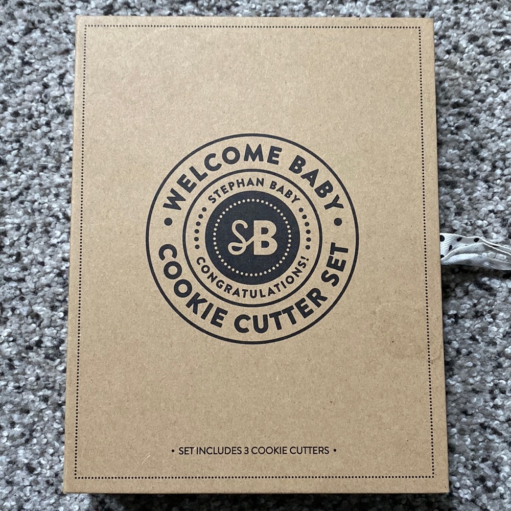 NWT Stephan baby welcome baby cookie cutter set